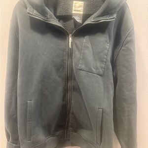 Vuori Gray Zip-Up Hoodie